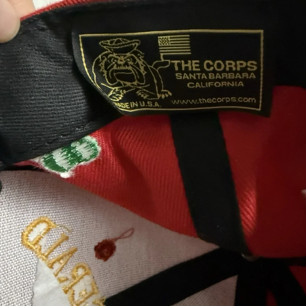 USS FITZGERALD DDG-62 US Navy Red Baseball‎ Cap Hat Clover Embroidered